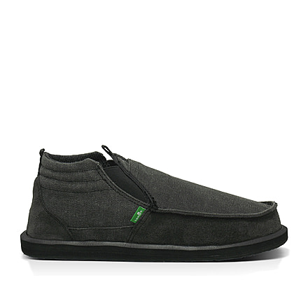 Sanuk Pick Pocket Mid Camp Shoe - Men's-Charcoal-7 US
