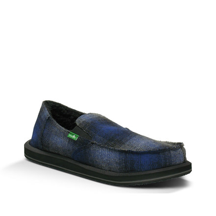 Sanuk Timber Chill Casual Shoe - Men's-Blue-7 US