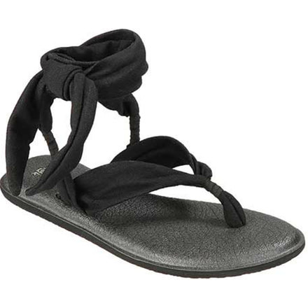 Yoga Slinged Up Sandal - Womens-Black-Medium-10