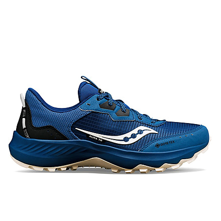 Saucony Aura TR GTX Trail Shoes - Womens, Astro/Dew, 9, Medium, S10866-105-400-M-9