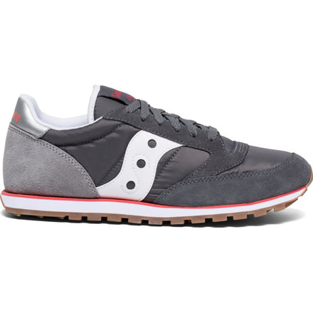 Saucony Jazz Low Pro Casual Shoes - Mens, Castlerock/Light Grey/Red, Medium, 13, S2866-266-13