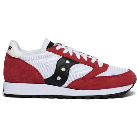 Saucony Jazz Original Vintage Casual Shoe - Mens, White/Red, Medium, 7.5, S70368-84-Medium-7.5