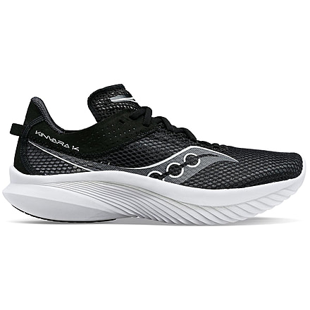 Saucony Kinvara 14 Wide Shoes - Mens, Black/White, 10.5, Medium, S20824-05-001-M-10.5