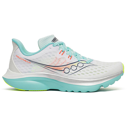 Saucony Kinvara 16, White/Aqua, 9.5, S11020-130-9.5