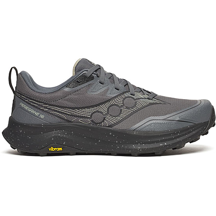 Saucony Peregrine 16, Carbon/Black, 10, S21066-101-10