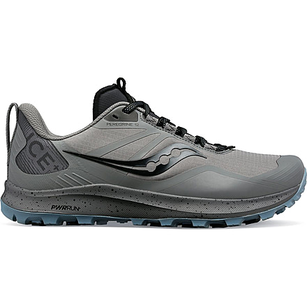 Saucony Peregrine Ice+ 3 Trail Shoes - Womens, Gravel/Black, 11.5, Medium, S10791-30-030-M-11.5
