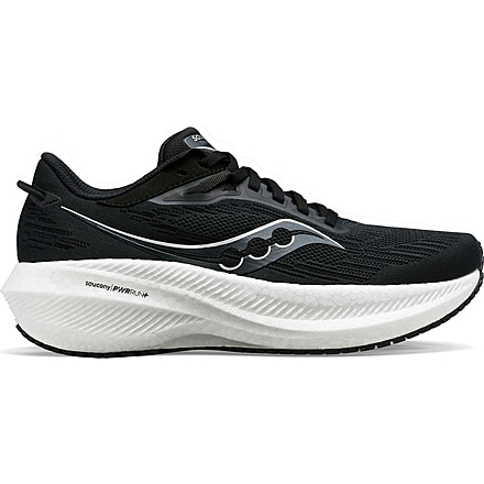 Saucony Triumph 21 Shoes - Mens, Black/White, 7, Medium, S20881-10-001-M-7