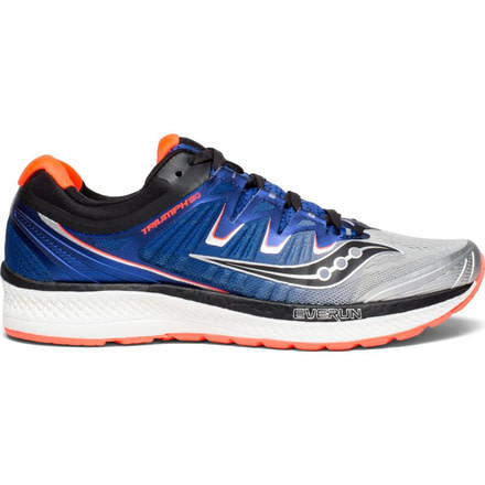 Saucony Triumph Iso 4 Road Running Shoes - Mens, Silver/Blue/Vizi Red, 8.5 US S20413-35-8.5  US
