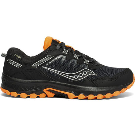 Saucony Versafoam Excursion TR13 GTX Trailrunning Shoe - Mens, Black/Orange, Medium, 9, S20528-1-Medium-9
