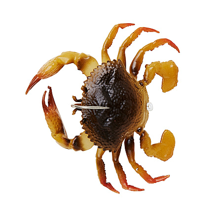 Savage Gear Toughtec Crab Soft Bait, Pack of 1, 0.75in, Light Brown Olive, 1586643