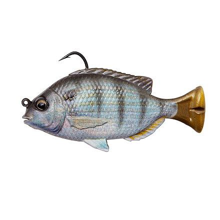 Savage Gear Pulse Tail Pinfish RTF Soft Bait, Pack of 1, 4in, White Pinfish, 1585905