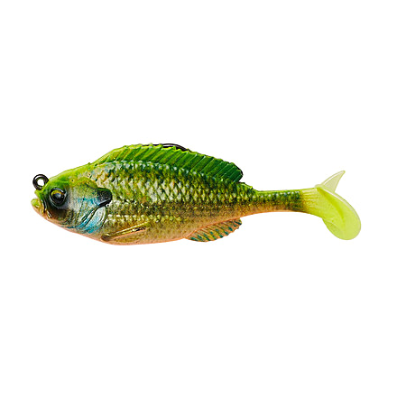 Savage Gear Structure Gill Soft Bait, Pack of 1, 2.4in, Chartreuse Gill, 1586353