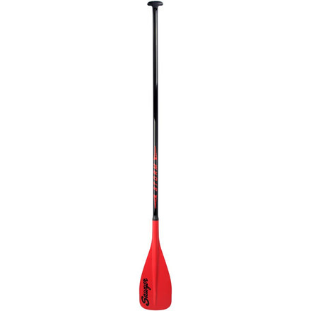 Sawyer Paddles Storm SUP Paddle 90 sq in-Red Blade with Black Trim