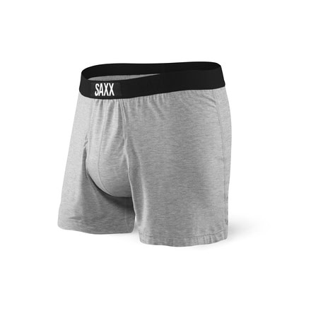 SAXX Free Agent Loose Fit Boxer w/Fly - Mens, Mid Gray Heather, 2XL, SXLF30F-MGH-XXL