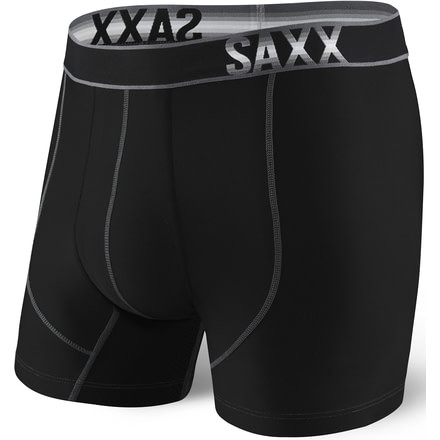 Saxx Impact Boxer - Men's-Black-X-Large