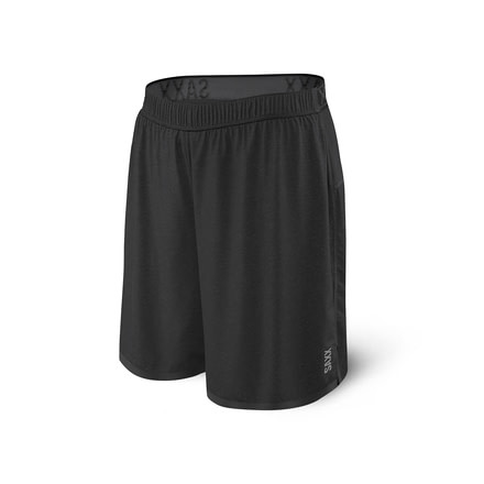 SAXX Pilot 2N1 Short - Mens, Black Heather, XL, SXRU28-BLH-XL