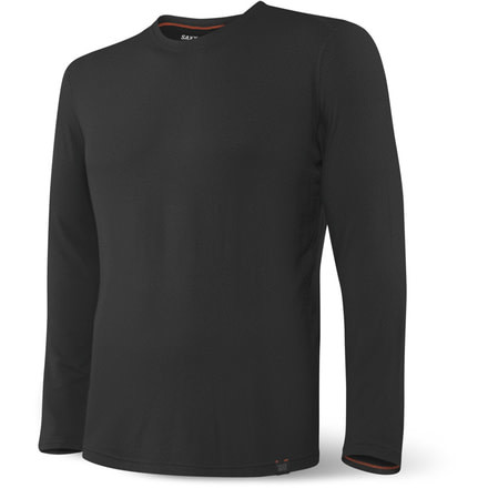 SAXX Sleepwalker Long Sleeve Tee - Mens, Black, Small, SXLT34-BLK-S