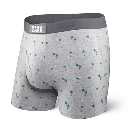 Saxx Ultra Boxer Fly - Men's-Heather Palm Trees-X-Large