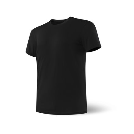 SAXX Undercover Short Sleeve Crew Shirt - Mens, Black, XL, SXTC19-BLK-XL