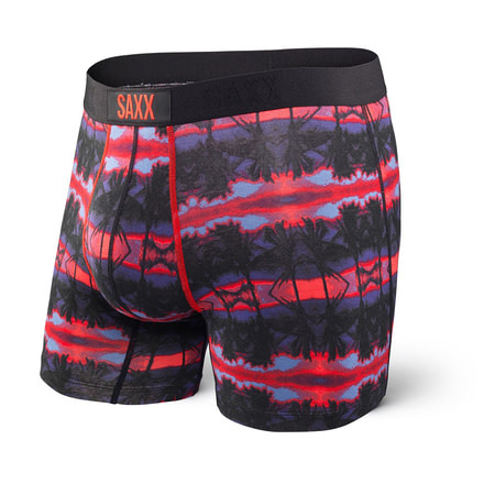 Saxx Vibe Boxer Modern Fit - Men's-Red Paradise-X-Large