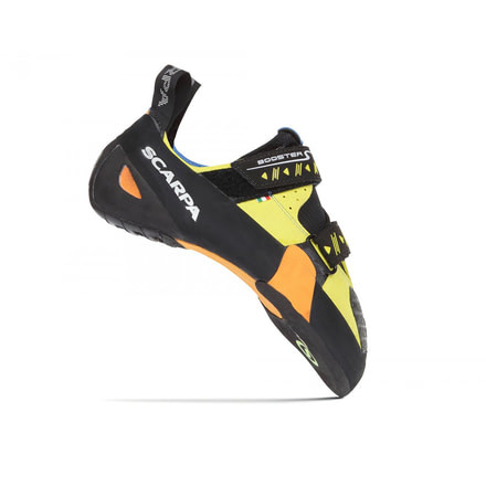 Scarpa Booster S Climbing Shoes - Mens, Black/Yellow, Medium, 40, 70012/000-BlkYel-40