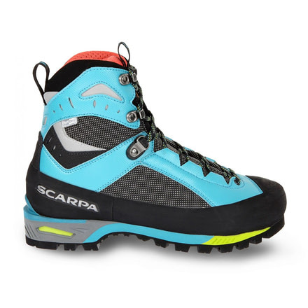 Scarpa Charmoz Mountaineering Boots - Womens, Shark/Maldive, Medium, 37, 71051/252.1-SrkMal-37