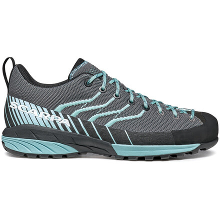 Scarpa Mescalito KN Climbing Shoes - Womens, Grey/Aqua, 38.5, 72111-352-GryAqua-38.5