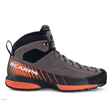 Scarpa Mescalito Mid GTX Approach Shoes - Mens, Charcoal/Tonic, Medium, 40, 72095/200-CharTon-40