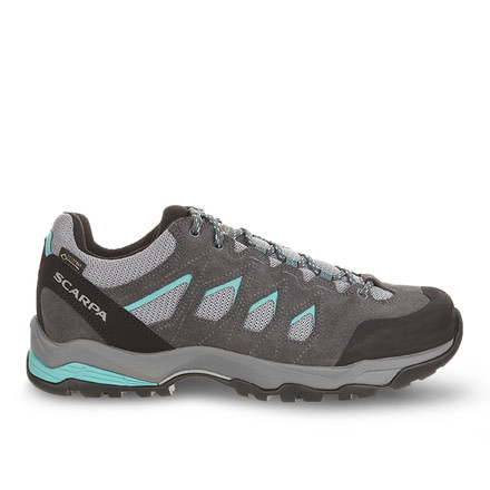 Scarpa Moraine GTX Hiking Shoes - Womens, Grey/Lagoon, Medium, 36, 63084/202-GryLag-36