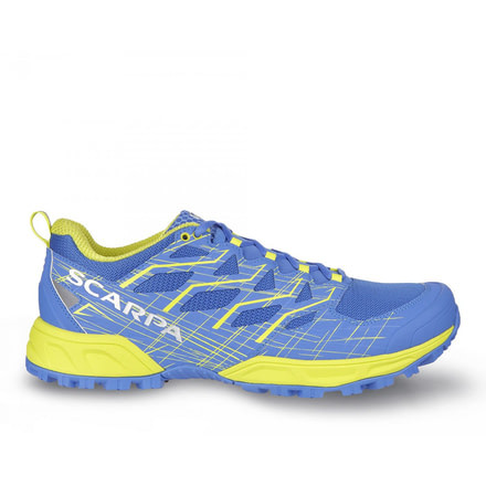 Scarpa Neutron 2 Trail Running Shoes - Mens, Grecian Blue/Spring Green, Medium, 40, 33036/350-GbluSgrn-40