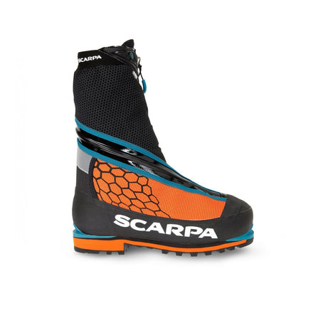Scarpa Phantom 6000 Mountaineering Boots - Mens, Black/Orange, Medium, 47, 87407/500-BlkOrg-47