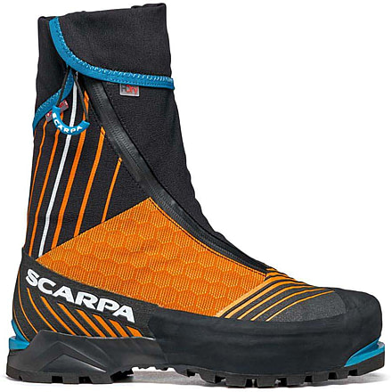 USED Scarpa Phantom Tech Mountaineering Shoes, Black/Bright Orange, 44.5, 87425/210-BlkBorg-44.5, EDEMO1
