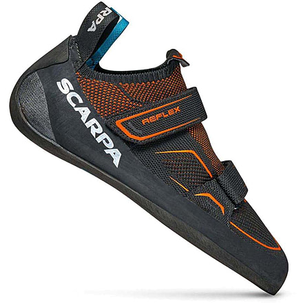 Scarpa Reflex V Climbing Shoes - Mens, Black/Flame, 41.5, 70067/000-BlkFla-41.5