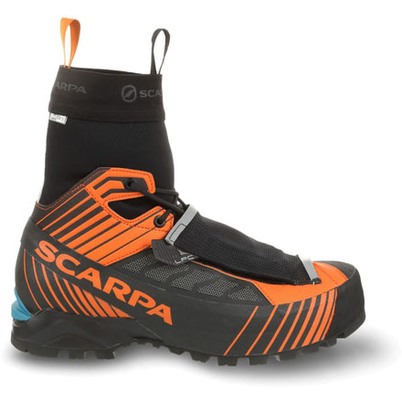 Scarpa Ribelle Tech HD Mountaineering Shoes - Mens, Black/Orange, 42 Euro, 71072/250-BlkOrg-42
