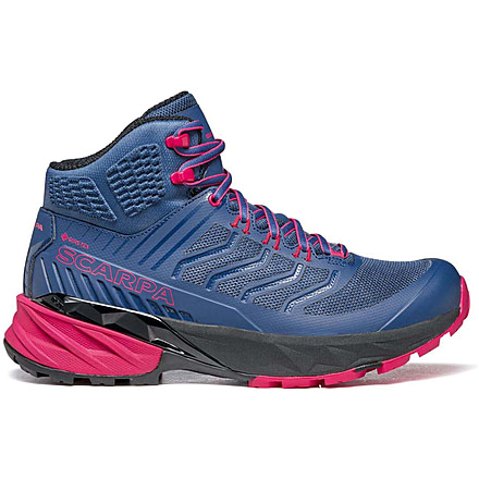 Scarpa Rush Mid GTX Hiking Shoes - Womens, Blue/Fuxia, 39.5, 63130/202-BluFux-39.5
