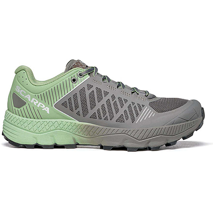 Scarpa Spin Ultra Trailrunning Shoes - Womens, Shark/Mineral Green, 40, 33069/352-SrkMgrn-40