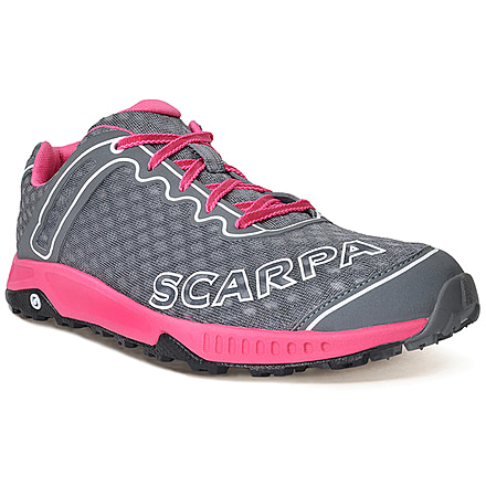 Scarpa Tru Trail Running Shoe - Womens-Grey/Pink-Medium-37