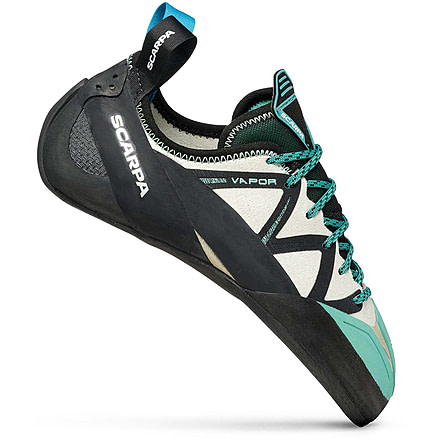 Scarpa Vapor Climbing Shoes - Womens, Dust Gray/Aqua, 37.5, 70074/002-DgryAqua-37.5