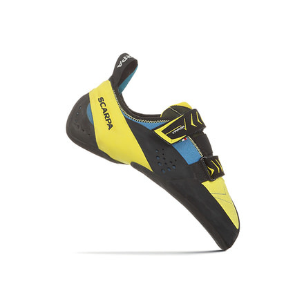 Scarpa Vapor V Climbing Shoes - Men's, Ocean/Yellow, Medium, 37.5, 70040/001-OcnYel-37.5