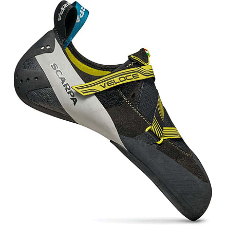 Scarpa Veloce Climbing Shoes - Mens, Black/Yellow, 41.5 Euro, 70065/001-BlkYel-41.5
