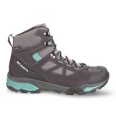 Scarpa ZG Lite GTX Shoes - Womens, Dark Grey/Lagoon, Medium, 39, 67080/202-DgryLag-39