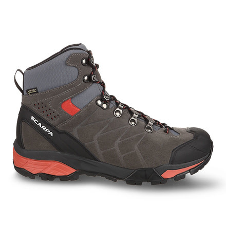 Scarpa ZG Trek GTX Backpacking Boots - Womens, Titanium/Red Ibiscus, Medium, 36, 67075/202-TitRibc-36