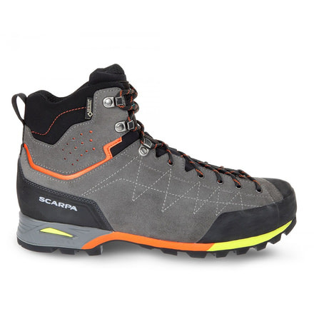 Scarpa Zodiac Plus GTX Backpacking Boots - Mens, Shark/Orange, Medium, 39.5, 71110/200.1-SrkOrg-39.5