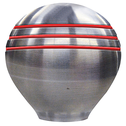 Schmitt &amp; Ongaro Marine Throttle Knob - 1-1/2" - Red Grooves 48240