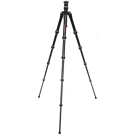 Schonfeld Rugged Compact Aluminum Tripod, 9.02-49.6in, Black, 6615T