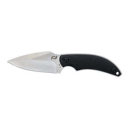 Schrade Adder Fixed Blade Knife, AUS-10 Steel Blade, Non-Sleep Rubberized Handle, 1182521