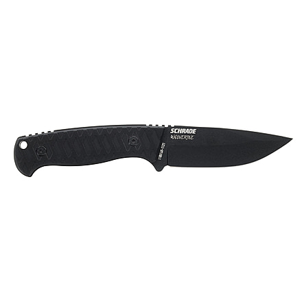 Schrade Bitterroot Fixed Blade Knife, AUS-10 Steel Blade, G10 Handle, 1182520
