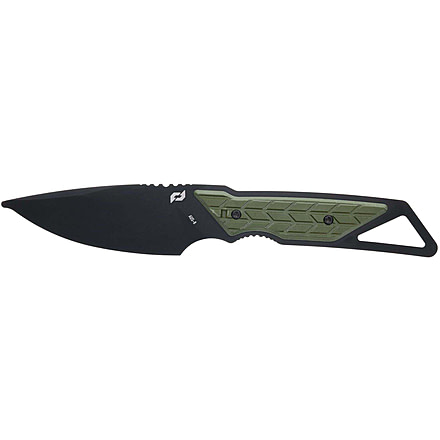 Schrade Outback Fixed Blade, AUS-8 Drop Point Blade, Overmolded Handle, 1182497