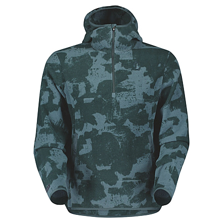 SCOTT Defined Original Fleece PO Hoodie - Mens, Aruba Green Print, Medium, 2918097363007