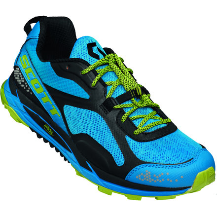 SCOTT Eride Grip 3.0 Trail Running Shoe - Men's-Blue/Green-Medium-8